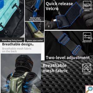 Σακίδιο Πλάτης Motowolf MB7 6L για Μηχανή και Ποδήλατο