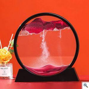 Τρισδιάστατο Διακοσμητικό Έργο Τέχνης με Κινούμενη Άμμο - 3D Moving Sandscapes 26cm