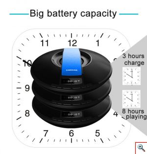 Φορητό Ηχείο Ραδιόφωνο Ξυπνητήρι Soundbox Bluetooth Sardine SDY-021