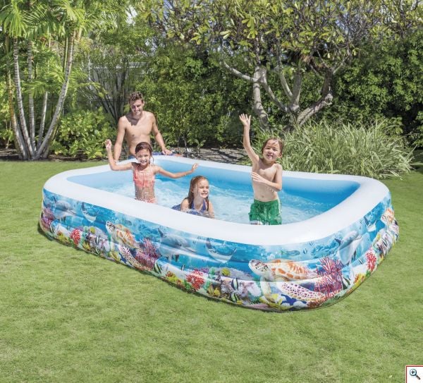 INTEX® Μεγάλη Φουσκωτή Πισίνα Family Swim Center Premium