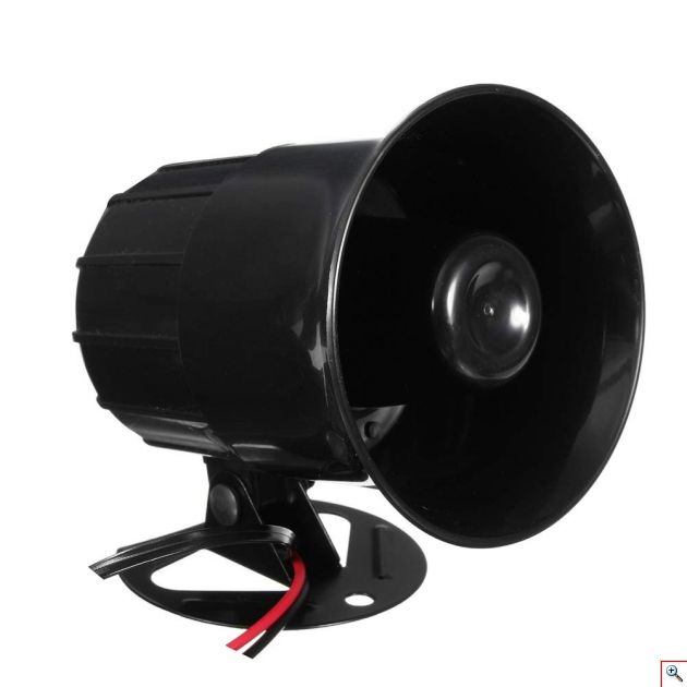 Κόρνα - Σειρήνα - Μεγάφωνο Αυτοκινήτου 30 Watt - 12V με 3 διαφορετικούς ήχους