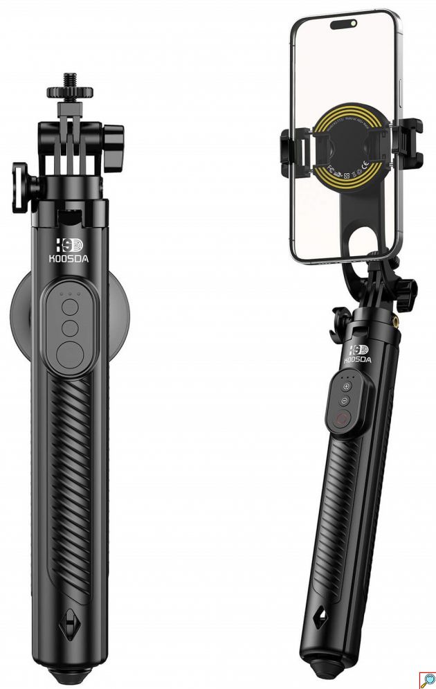 Τρίποδο Selfie Stick 2 σε 1 με MagSafe – Ύψος 1.75m, Bluetooth Τηλεχειριστήριο, Ενισχυμένο, Πτυσσόμενο για Smartphone