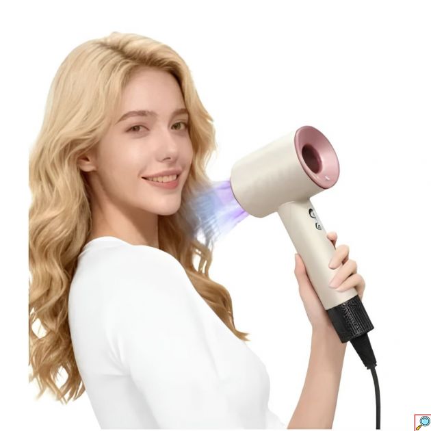 Επαγγελματικό Σεσουάρ Μαλλιών 1600W – Brushless Μοτέρ 110.000RPM - Ιονική Τεχνολογία, 5 Μαγνητικές Κεφαλές, Γρήγορο Στέγνωμα
