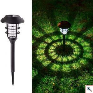 Σετ 4 Ηλιακά Φωτιστικά Κήπου Καρφωτά LED Solar Garden Light OEM