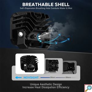 Σετ Αδιάβροχοι LED Προβολείς 3” 24W 2560LM - Βοηθητικά Φώτα Διαφόρων Οχημάτων - Novsight