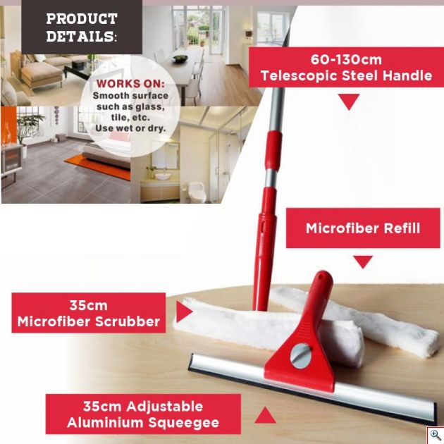 Σετ Καθαρισμού Τζαμιών - Glass Cleaning Set