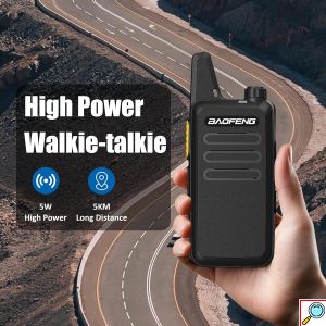 Σετ Mini Walkie Talkie 5W με 16 Κανάλια 2 τμχ - Baofeng