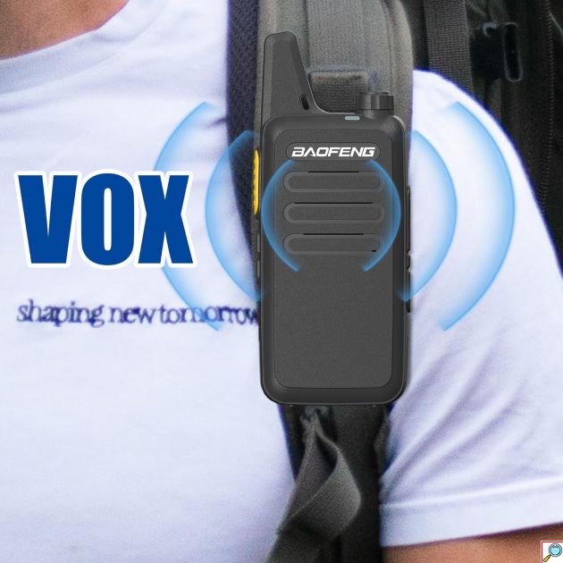 Σετ Mini Walkie Talkie 5W με 16 Κανάλια 2 τμχ - Baofeng