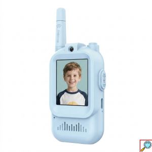 Παιδικό Σετ Walkie Talkie με Κάμερα, Φωτογραφίες & Live Επικοινωνία για Παιδιά 3+ Μπλε/Ροζ Andowl