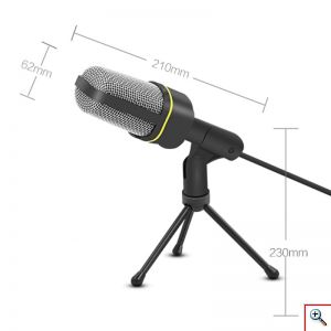 Επαγγελματικό Μικρόφωνο 2μ με Τρίποδο - Professional Condenser Sound Recording Microphone with Tripod Holder