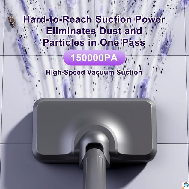 Ασύρματη Σκούπα Stick 4 σε 1 – 15.000Pa & UV-C Φιλτράρισμα