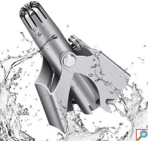 Men Groomer Χειροκίνητη Κουρευτική Μύτης & Αυτιών χωρίς Κοψίματα SafeCut - Exclusive Silver Hawk Hair Trimmer
