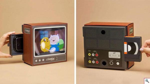 Retro Smartphone Magnifier Stand για να Μεγεθύνετε την Οθόνη του Κινητού σας