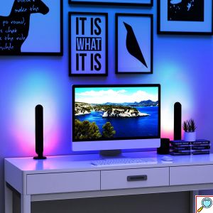 Smart LED RGB Μπάρες Φωτισμού με Τηλεχειριστήριο, App & Φωνητικό Έλεγχο - Για Gaming & TV