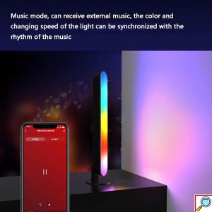 Smart LED RGB Μπάρες Φωτισμού με Τηλεχειριστήριο, App & Φωνητικό Έλεγχο - Για Gaming & TV