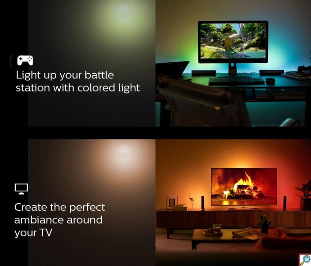 Smart LED RGB Μπάρες Φωτισμού με Τηλεχειριστήριο, App & Φωνητικό Έλεγχο - Για Gaming & TV