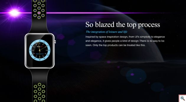 Smart Watch - Ρολόι Κινητό Τηλέφωνο Sim Handsfree με Οθόνη Αφής, Κάμερα, Βηματομετρητή, Μέτρηση Ύπνου, Facebook, Internet, Antilost, Ξυπνητήρι MTK62