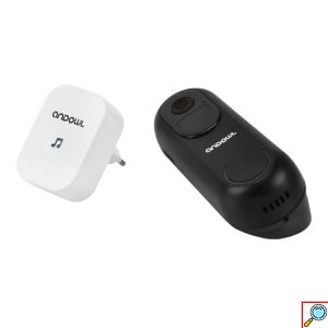 Andowl Smart WiFi Κουδούνι Πόρτας με Κάμερα 4K και Υποδοχή Κάρτας Mνήμης έως 128GB