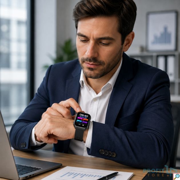 Smartwatch HOCO – Bluetooth Κλήσεις, 1.83 HD Οθόνη, IP68, Καρδιακοί Παλμοί και Μπαταρία 1000mAh