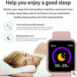 Bluetooth Smart Watch - Αδιάβροχο Ρολόι με Οθόνη Αφής, Οξύμετρο, Βηματομετρητή, Θερμιδομετρητή, Πιεσόμετρο, Παρακολούθηση Ύπνου
