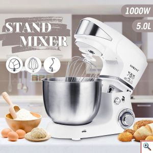 SOKANY® Ισχυρό Μίξερ - Κουζινομηχανή 1000W με Ανοξείδωτο Κάδο 5lt SC 206