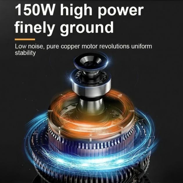 Mini Ηλεκτρικός Μύλος Καφέ 150W με Χωρητικότητα 50gr Sokany