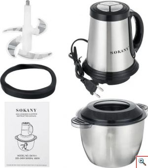 Ηλεκτρικός Πολυκόφτης Μπλέντερ Multi Blender 600W με Λεπίδες από Ανοξείδωτο Ατσάλι SOKANY SK-7011