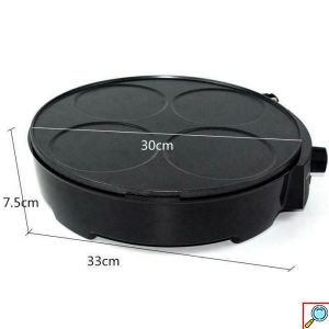 Sokany® Συσκευή για Pancakes 1200W με 4 Θέσεις & Αντικολλητικές Πλάκες
