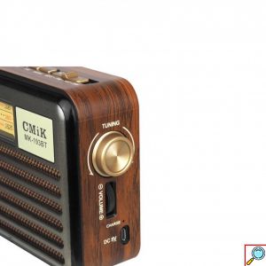 Ηλιακό Φορητό Ηχείο Bluetooth με Ραδιόφωνο, Ηλιακό Πάνελ και Φωτιστικο Led Usb