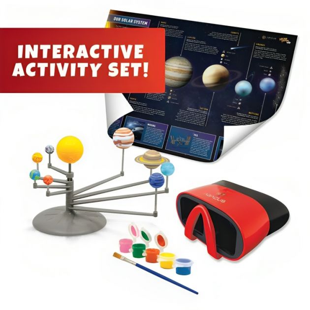 Solar System VR - Διαδραστικό Παιχνίδι Εικόνικής Πραγματικότητας στο Ηλιακό Σύστημα με Γυαλιά VR - Για Ηλικίες 8-12 - Abacus Brands