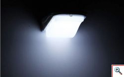 Ηλιακό Φωτιστικό Τοίχου LED 3w Solwa-Y3-01 με Ανιχνευτή Κίνησης Λευκό 6000K Υψηλής Φωτεινότητας 250LM και Χαμηλής Κατανάλωσης 