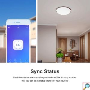 SONOFF® Έξυπνος Ενδιάμεσος Διακόπτης WiFi για Διαχείριση & Μετατροπή Απλών Συσκευών σε Smart