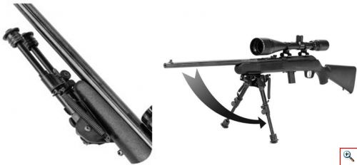 Πτυσσόμενο Δίποδο - Βάση Όπλου Ράγας Picatinny 21 - 24 cm - Tactical Rifle Bipod Stand