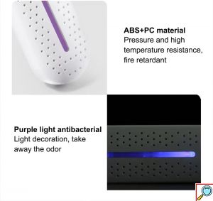 Ηλεκτρικός Αποστειρωτής UV & Στεγνωτήρας Παπουτσιών 2 σε 1 - Καταπολέμηση Οσμών - 2 x Mini Αερόθερμα Λευκό