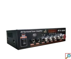 Στερεοφωνικός Ενισχυτής Ήχου Bluetooth Hi-Fi 2x18W με FM, USB & Τηλεχειριστήριο Pervoi