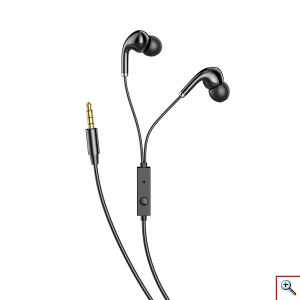 Στερεοφωνικά Ακουστικά Handsfree Ενσύμαρτα με Μικρόφωνο & Βύσμα 3.5mm Awei In-ear Μαύρο