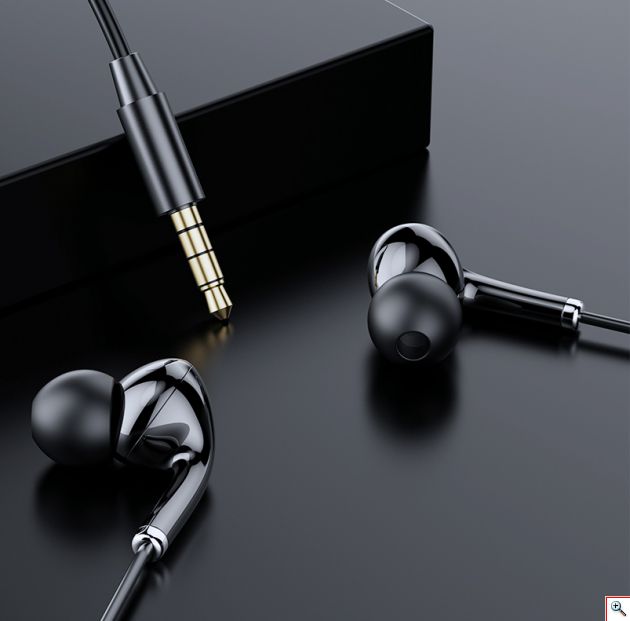 Στερεοφωνικά Ακουστικά Handsfree Ενσύμαρτα με Μικρόφωνο & Βύσμα 3.5mm Awei PC6 In-ear Μαύρο