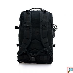 Στρατιωτικό Σακίδιο Πλάτης με 6 Θήκες 30 x 45 x 30cm - Μαύρο Mcan