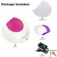 Sun Επαγγελματικό Φουρνάκι Νυχιών 2S UV LED 48W με χρονοδιακόπτη