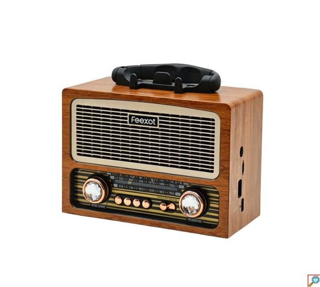 Ρετρό Ραδιόφωνο FEEXOT - AM/FM/SW, Bluetooth 5.3, USB, AUX και Κάρτα TF