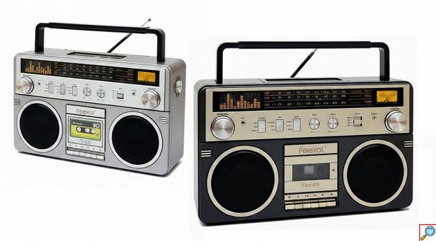 Φορητό Ραδιόφωνο & Ηχείο Bluetooth – Retro Σχεδιασμός με AM/FM/SW, USB, TF, AUX & Επαναφορτιζόμενη Μπαταρία 1800mAh