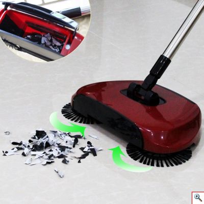  Πρωτοποριακή Σκούπα JIAJIE 360 Hand Propelled Sweeper