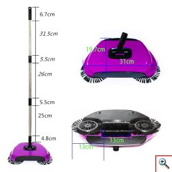 Πρωτοποριακή Σκούπα JIAJIE 360 Hand Propelled Sweeper