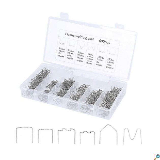 Σύρματα Συγκόλλησης Πλαστικών 0.6 mm - 0.8 mm 600τμχ 