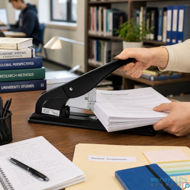Συρραπτικό Βαρέως Τύπου Motarro MI148-1 για 100 Φύλλα | Επαγγελματική Χρήση, Μεταλλική Κατασκευή, Αντιολισθητική Βάση, για Γραφείο & Σχολείο