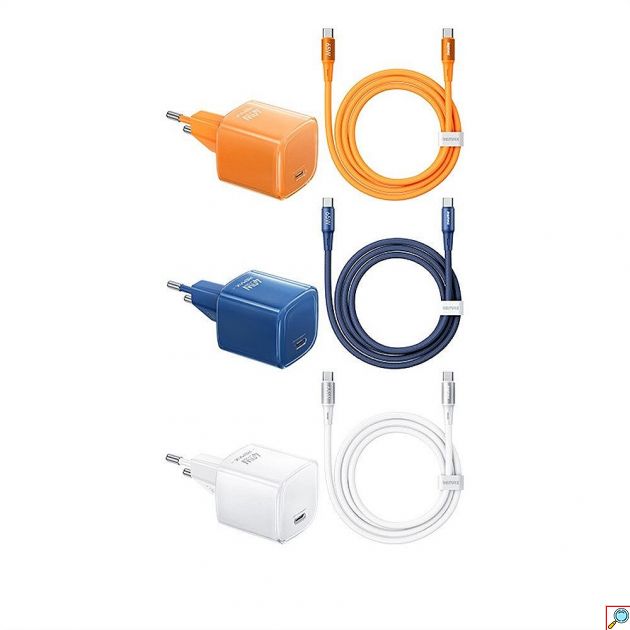 Φορτιστής Ταχείας Φόρτισης GaN 60W Remax, USB-C PD με Καλώδιο