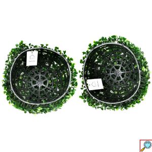 Τεχνητή Διακοσμητική Μπάλα Φυλλωσιάς 38cm
