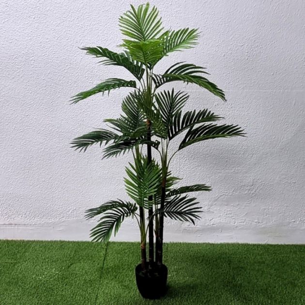 Τεχνητό Διακοσμητικό Bamboo με 3 Κορμούς σε Γλάστρα 190cm