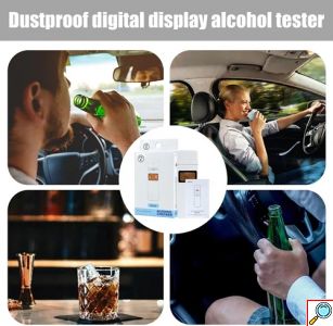 Τεστ Ανίχνευσης Αλκοόλ - Alcohol Checker Λευκό