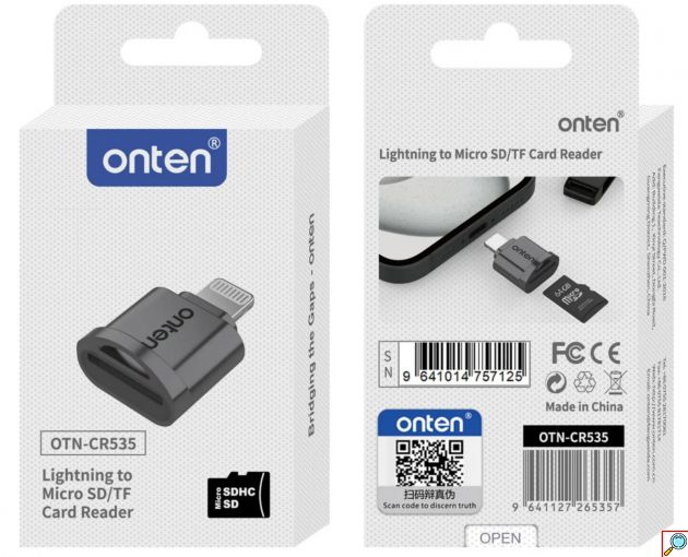 Card Reader Micro SD/TF με Lightning - Για iPhone, iPad και iPod με iOS 9.2+